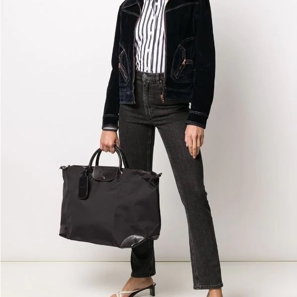 Longchamp Bags Longchamp Boxford Large Duffle Bag Black Poshmark